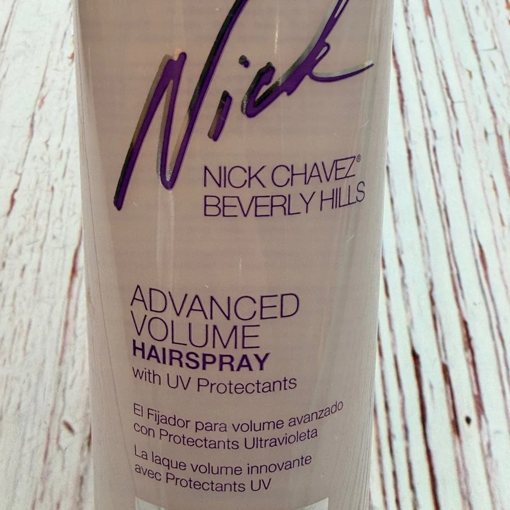 Nick Chavez Beverly Hills Advanced Volume Hairspray Strong Hold 8oz UV Protect